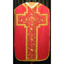 Red and Gold bullion Vestment