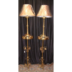 Pair of Gothic lamps