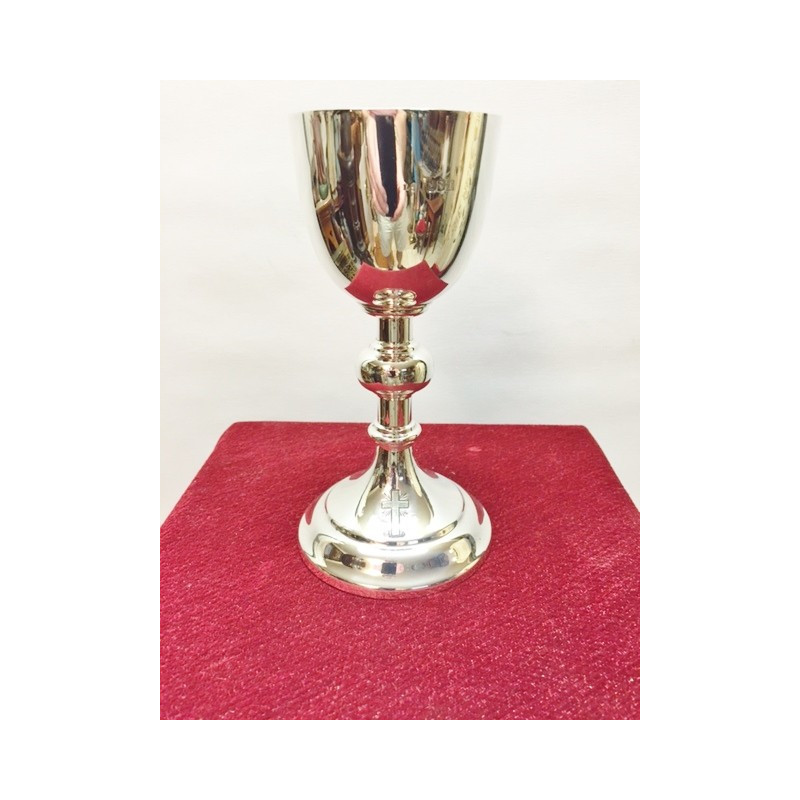 solid silver chalice