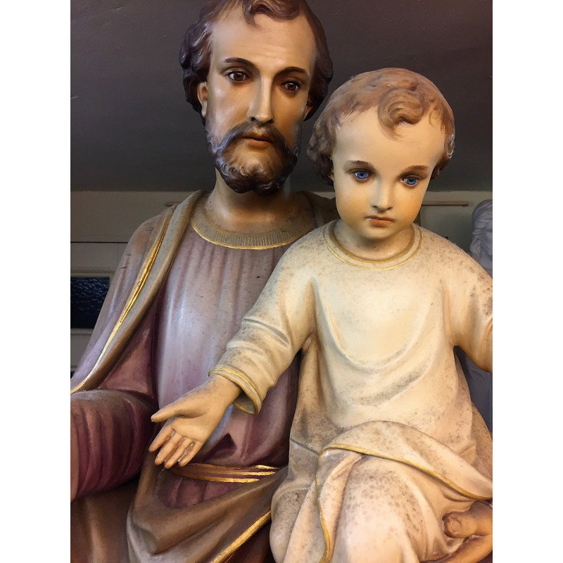 5 'St Joseph and child Statue 5 'St Joseph and child Statue