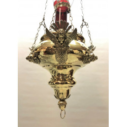 Large Brass Sanctuary Lamp 