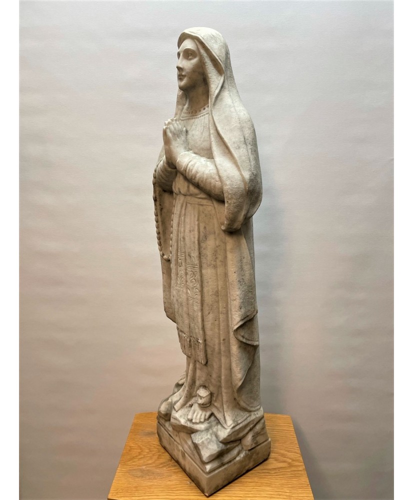 Marble Statue of Our Lady of Lourdes Categories The Crypt