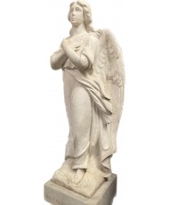 Large marble angel