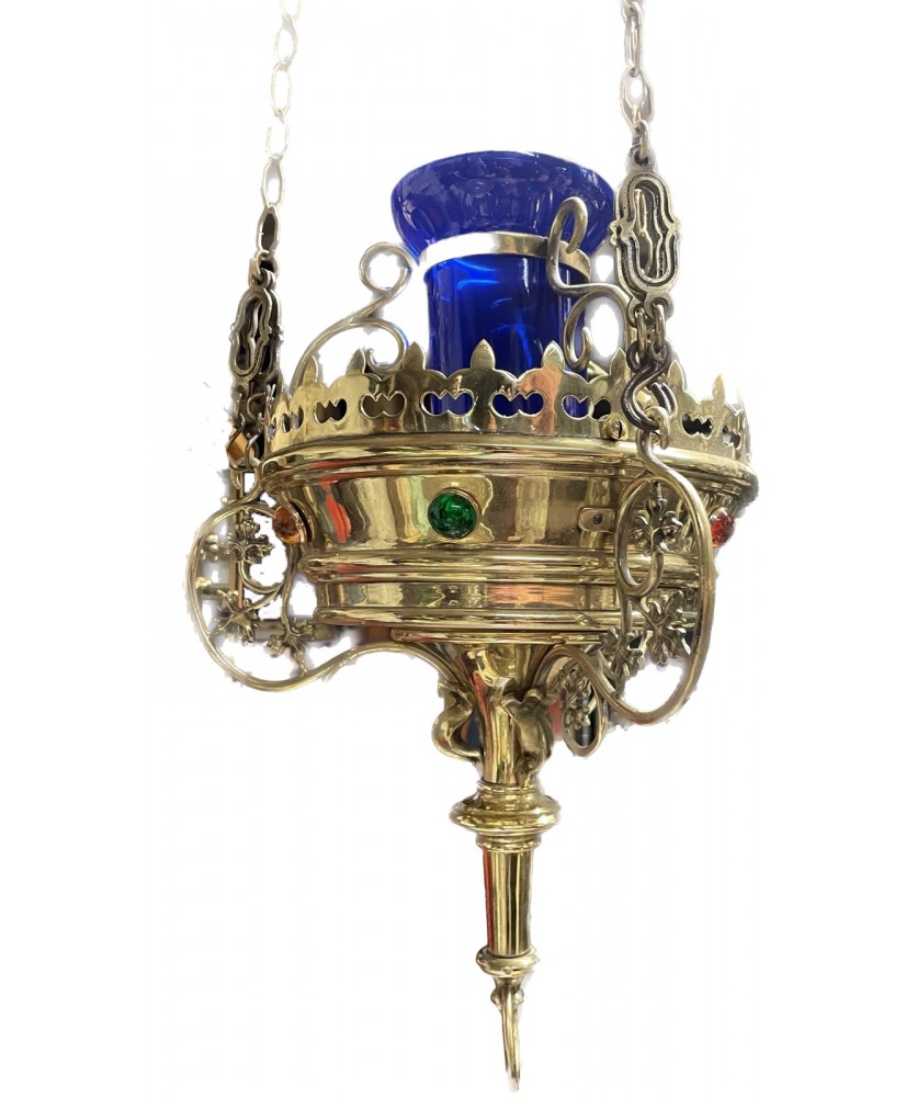 blue sanctuary lamp