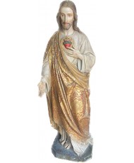 Large sacred heart statue