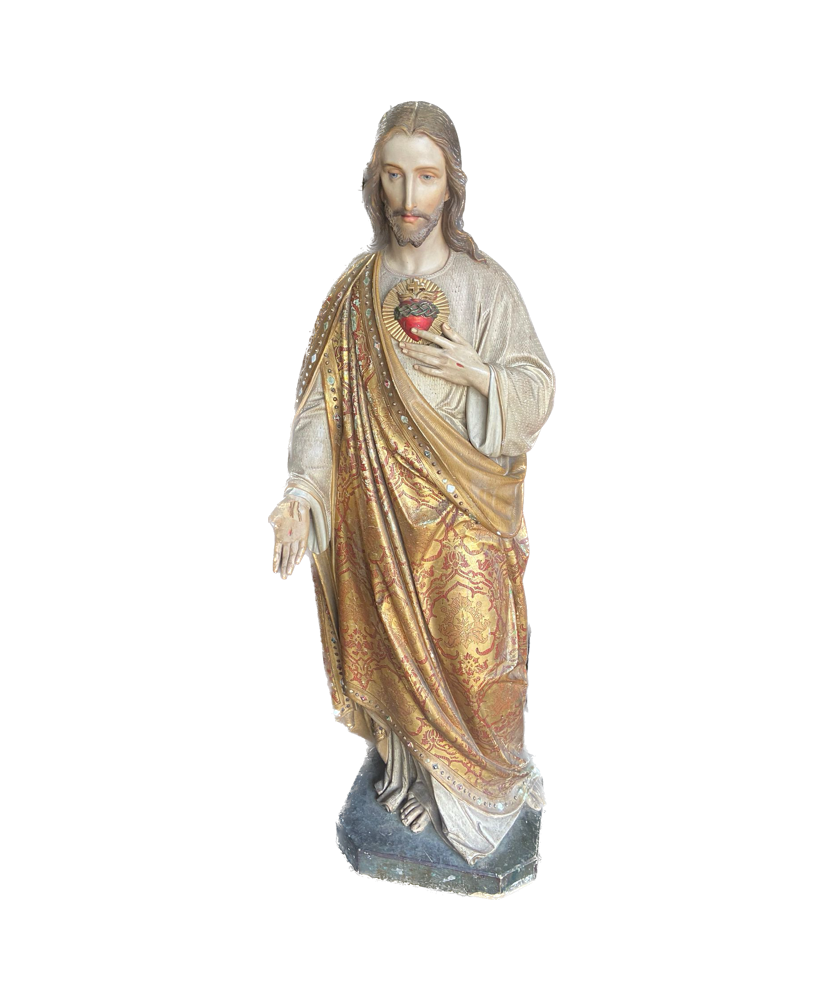 Large sacred heart statue Sacred Heart The Crypt