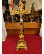 Gold Table Crucifix
