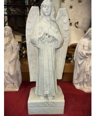 Marble angel with stand