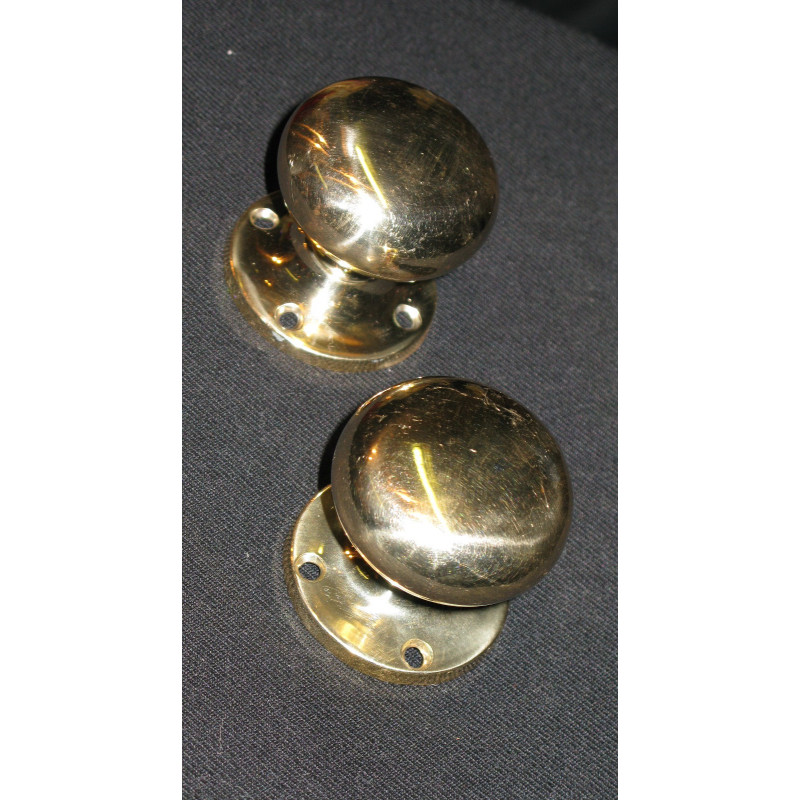 Brass round handles large
