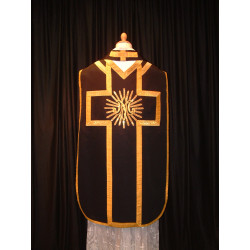 Black and gold vestment and stole
