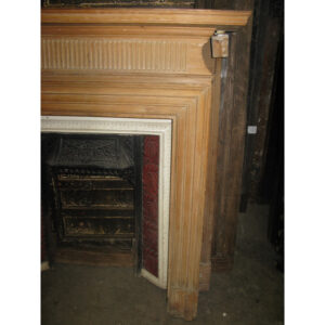 Pine fire surround