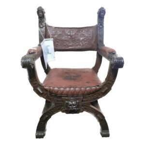 Carved Italian chair