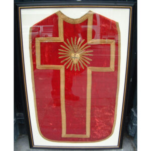 Framed Red vestment