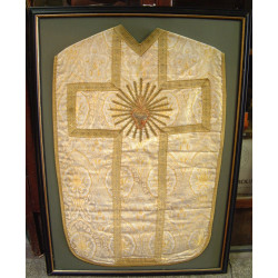 Framed White Vestment