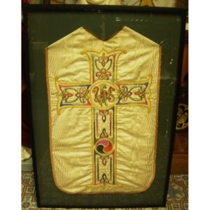 Glass Framed Antique Vestments
