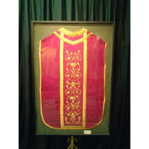 Glass Framed Antique Vestments
