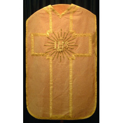 Gold with IHS centre-piece.