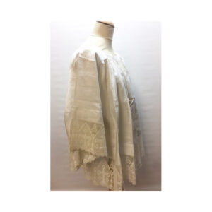 Irish linen surplice with lace