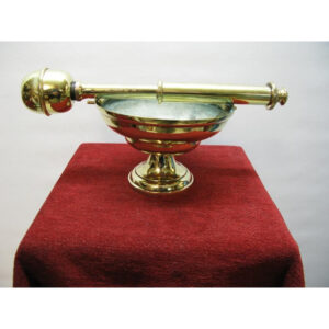 Large brass sprinkler and bucket