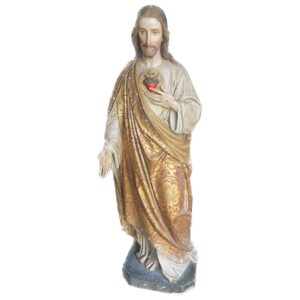 Large sacred heart statue