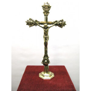 Ornate table crucifix