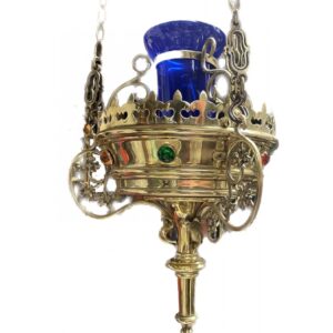 Sanctuary lamp blue light