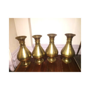 Set four large traditional flower vases