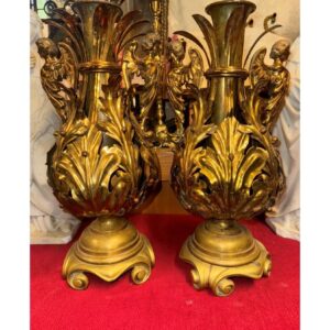 Set of four Ornate Vases